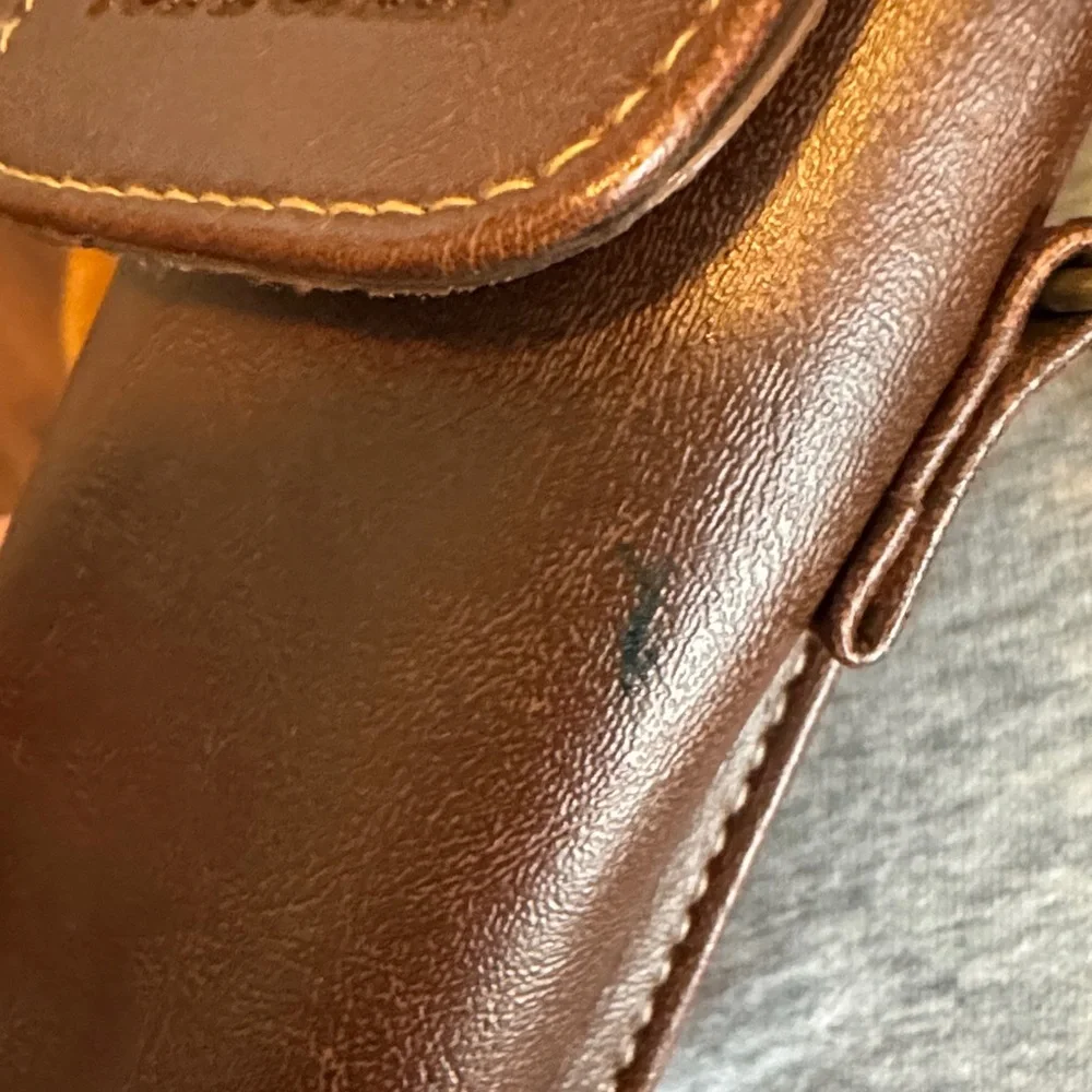 Joe Boxer Brown Leather Phone or Eyeglasses Holster